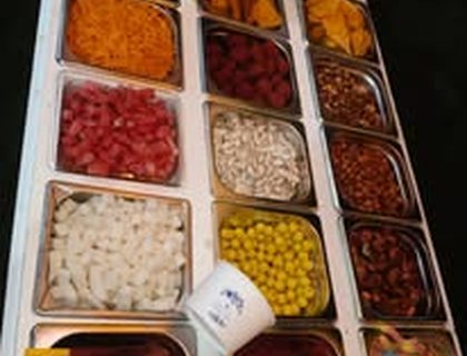 Mesa de snacks